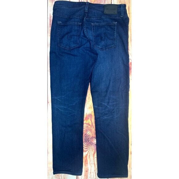 AG Everett Slim Straight Mens Dark Wash Ag-Ed Denim Jeans 34x33 - Picture 2 of 6